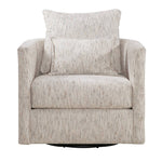 MALLORY CHALK SWIVEL CHAIR