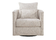 MALLORY CHALK SWIVEL CHAIR
