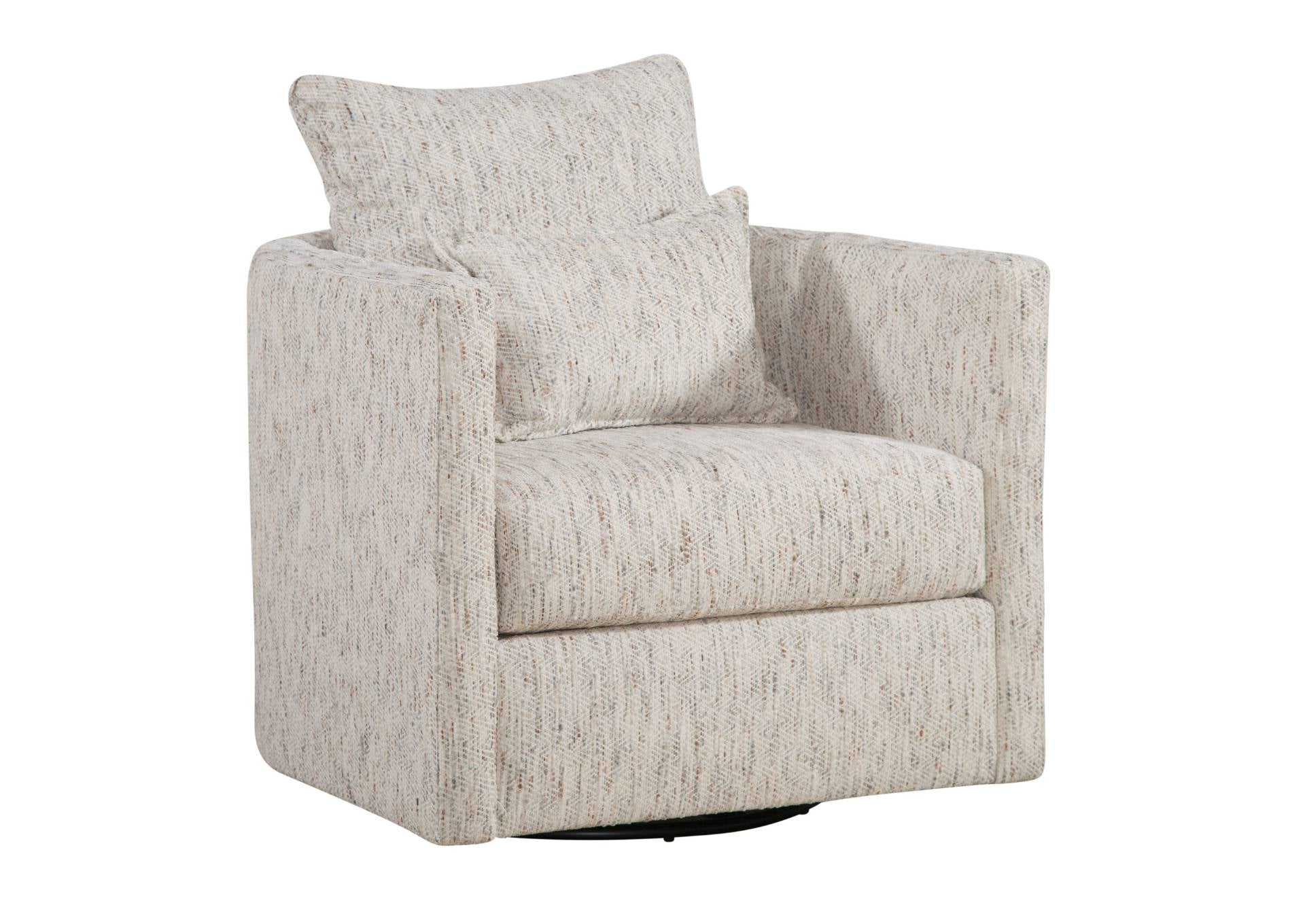 MALLORY CHALK SWIVEL CHAIR - Additional View 1