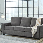 Ashley Furniture - Rannis Queen Sleeper - Pewter - Dark Gray Fabric - Sofas - Additional View 2
