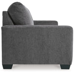Ashley Furniture - Rannis Queen Sleeper - Pewter - Dark Gray Fabric - Sofas - Additional View 5