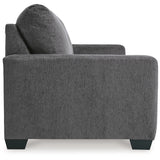 Ashley Furniture - Rannis Queen Sleeper - Pewter - Dark Gray Fabric - Sofas - Additional View 5