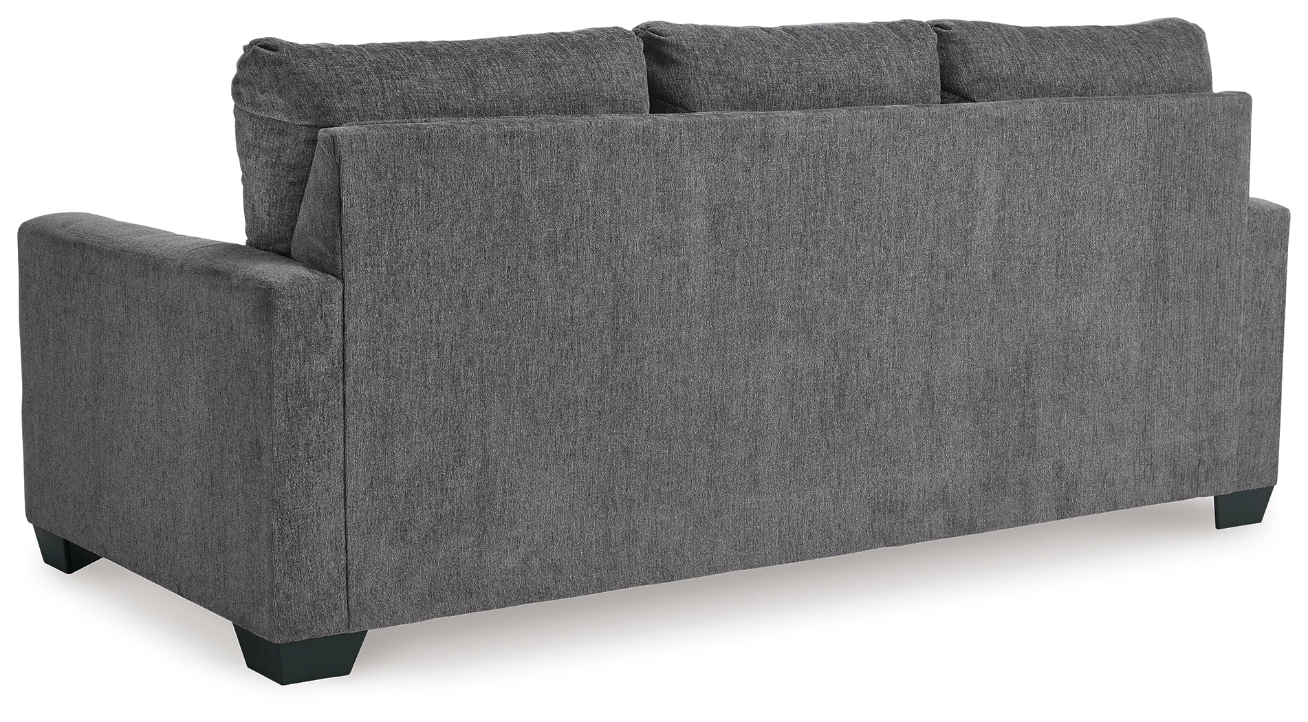 Ashley Furniture - Rannis Queen Sleeper - Pewter - Dark Gray Fabric - Sofas - Additional View 6