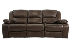 Easton Leather Reclining Sofa - Tobacco
