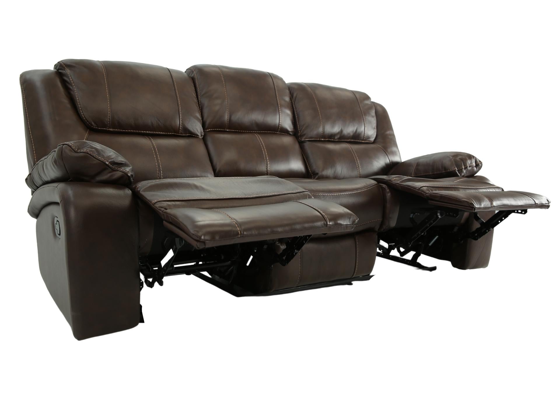 Easton Leather Reclining Sofa - Tobacco - Additional View 2