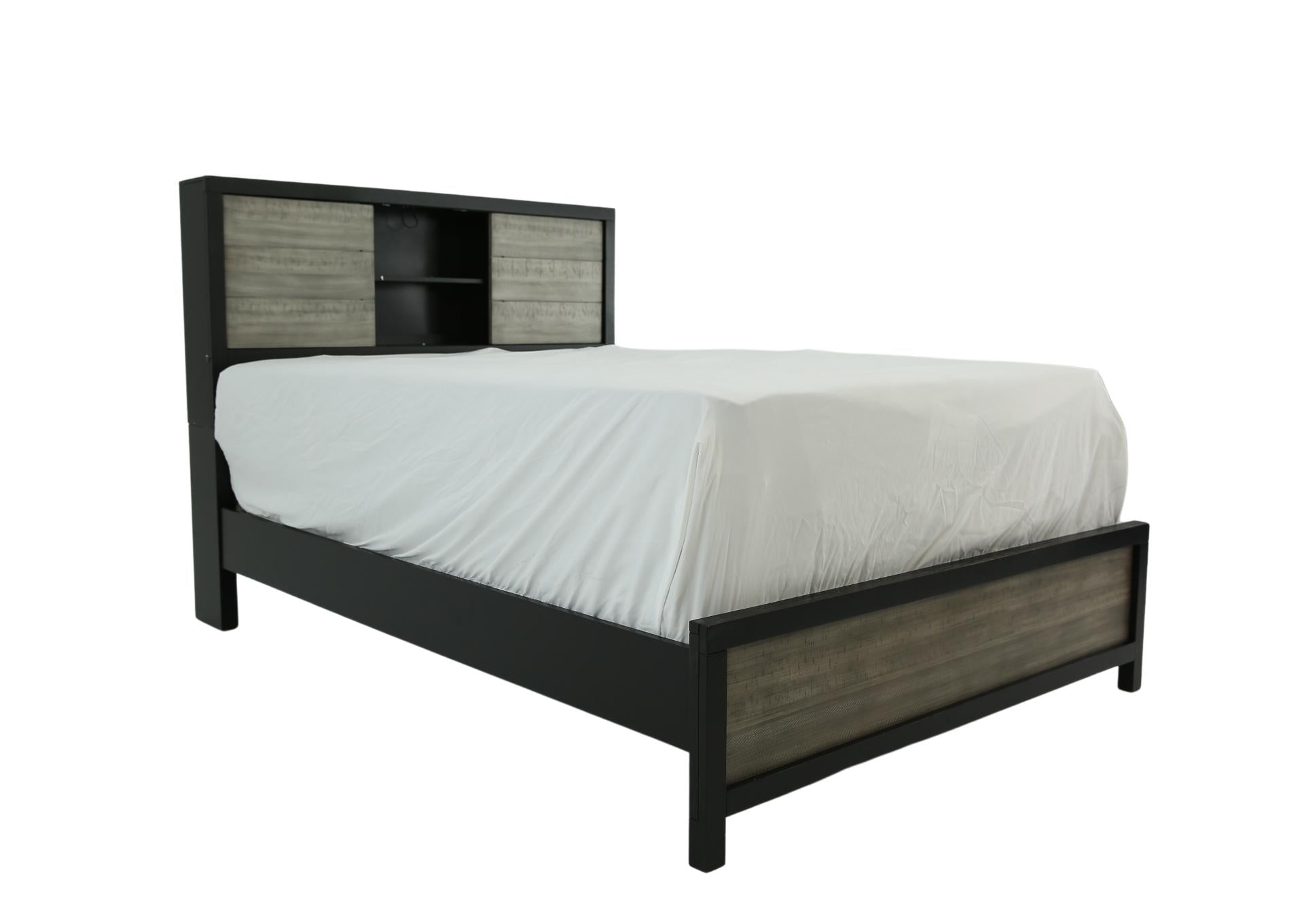 Daughtrey Black Full Bookcase Bed - Additional View 1