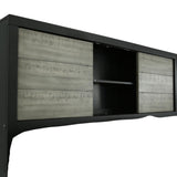 Daughtrey Black Full Bookcase Bed - Additional View 2
