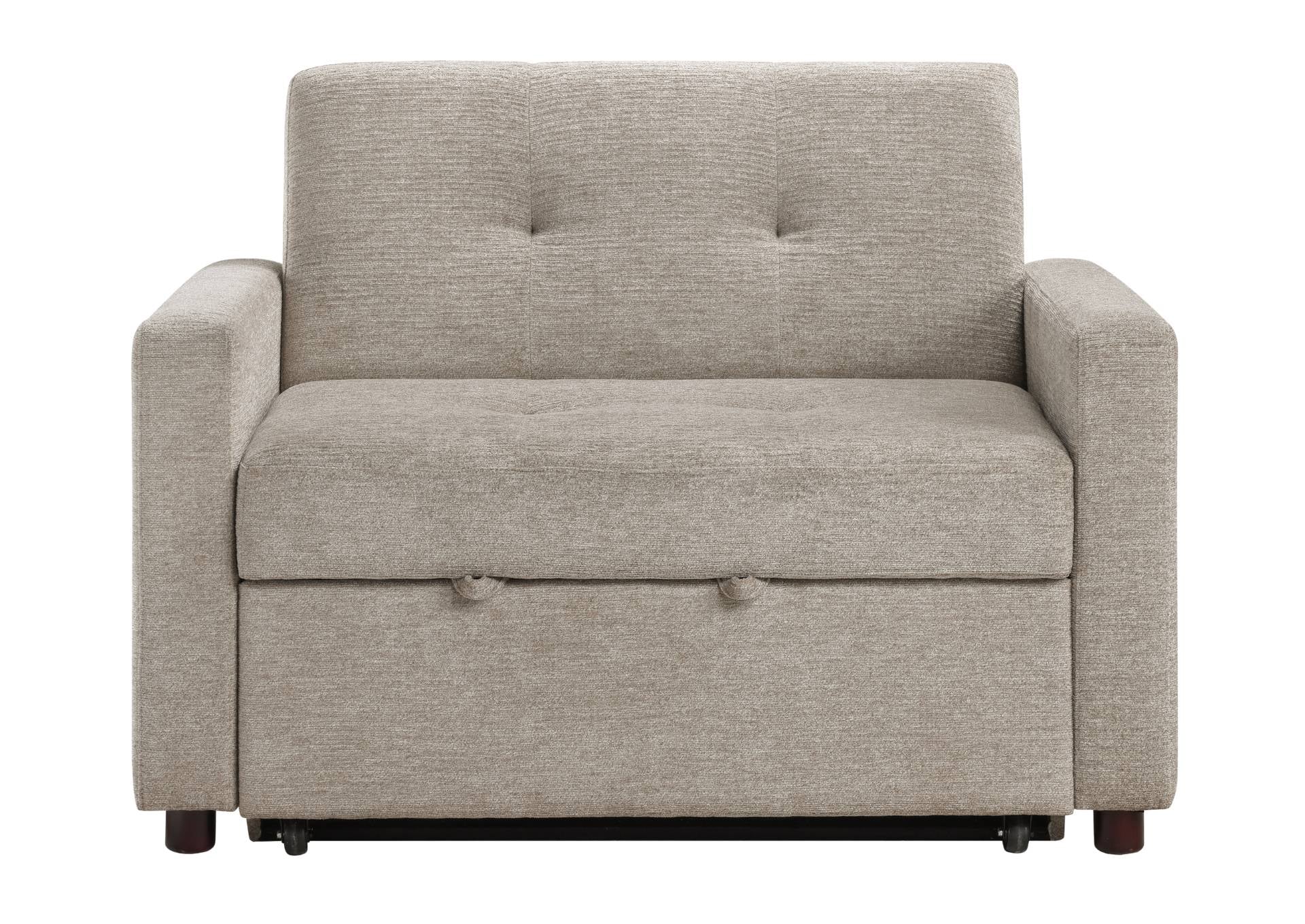 Noah Chair With Twin Sleeper - Brown
