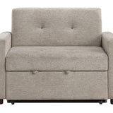 Noah Chair With Twin Sleeper - Brown