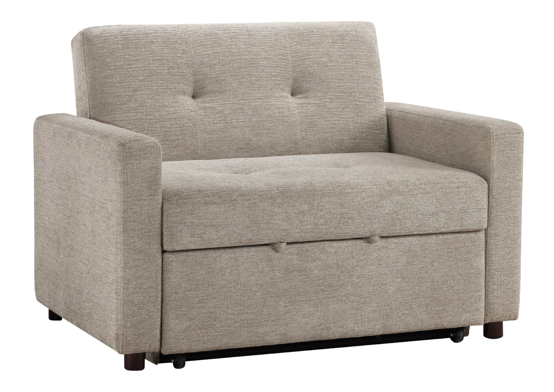 Noah Chair With Twin Sleeper - Brown - Additional View 1