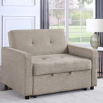 Noah Chair With Twin Sleeper - Brown - Additional View 7