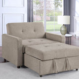 Noah Chair With Twin Sleeper - Brown - Additional View 8