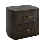 International Furniture Direct - RIVERBEND EMBER NIGHTSTAND - Dark Brown Wood - Nightstands