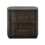 International Furniture Direct - RIVERBEND EMBER NIGHTSTAND - Dark Brown Wood - Nightstands - Additional View 1