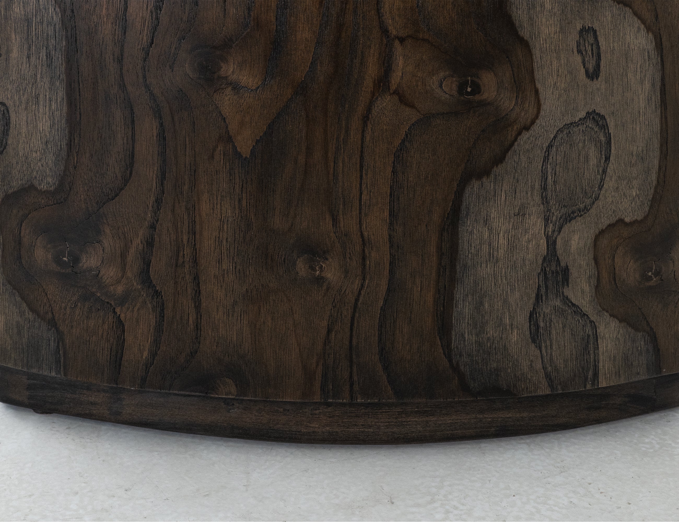 International Furniture Direct - RIVERBEND EMBER NIGHTSTAND - Dark Brown Wood - Nightstands - Additional View 3