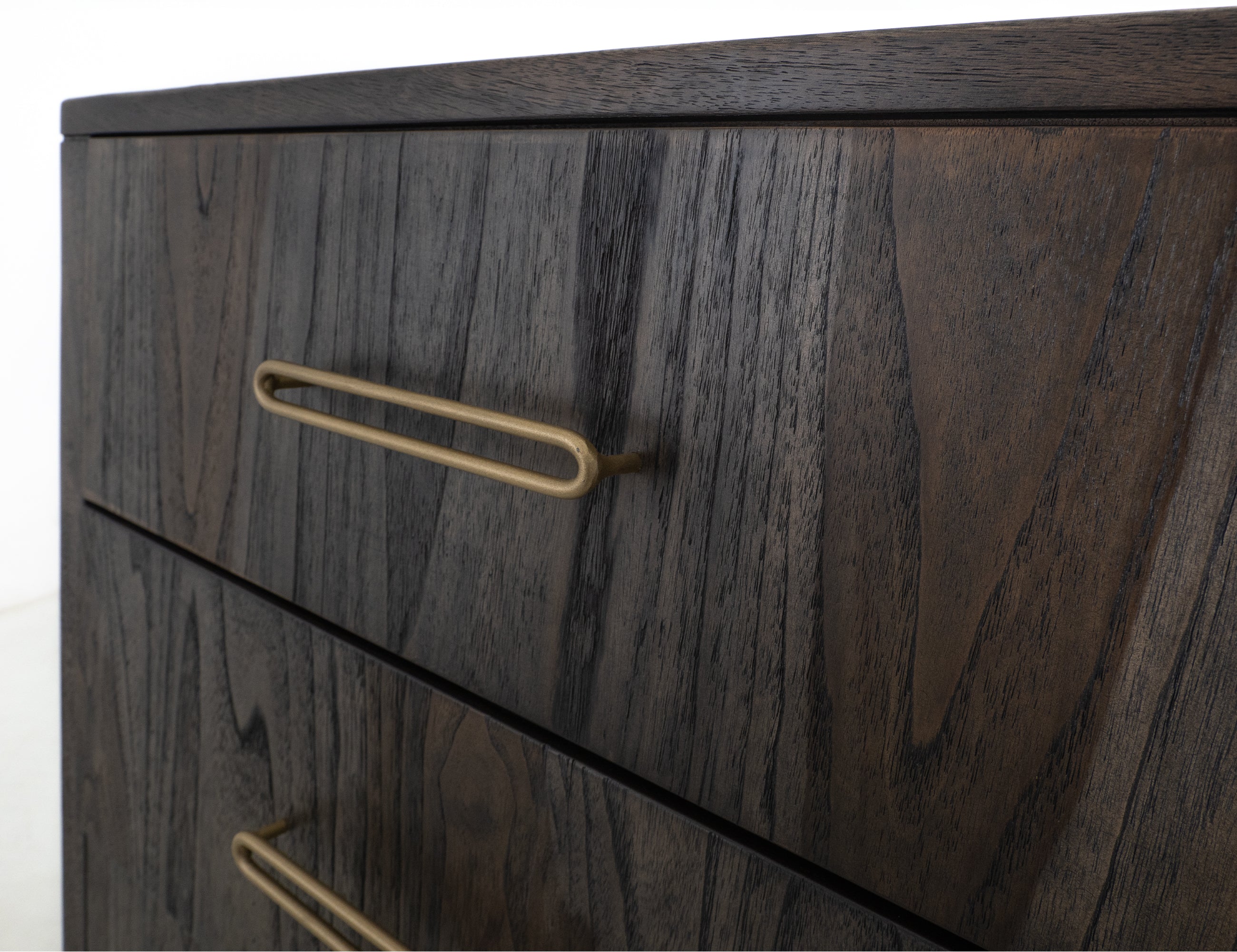 International Furniture Direct - RIVERBEND EMBER NIGHTSTAND - Dark Brown Wood - Nightstands - Additional View 4