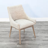 Sunny Designs - GIBSON LOWBACK CHAIR - Beige Wood|Fabric - Chairs - Additional View 2