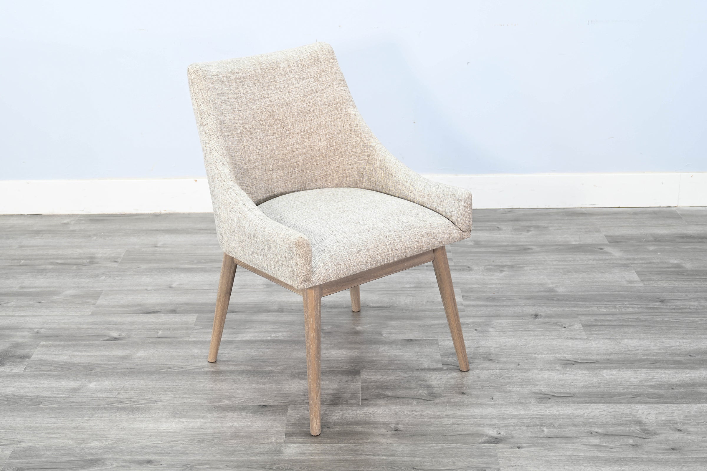 Sunny Designs - GIBSON LOWBACK CHAIR - Beige Wood|Fabric - Chairs - Additional View 2