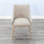 Sunny Designs - GIBSON LOWBACK CHAIR - Beige Wood|Fabric - Chairs - Additional View 3