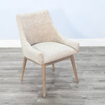 Sunny Designs - GIBSON LOWBACK CHAIR - Beige Wood|Fabric - Chairs - Additional View 4