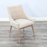 Sunny Designs - GIBSON LOWBACK CHAIR - Beige Wood|Fabric - Chairs - Additional View 4