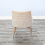 Sunny Designs - GIBSON LOWBACK CHAIR - Beige Wood|Fabric - Chairs - Additional View 5