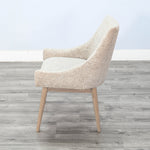 Sunny Designs - GIBSON LOWBACK CHAIR - Beige Wood|Fabric - Chairs - Additional View 7