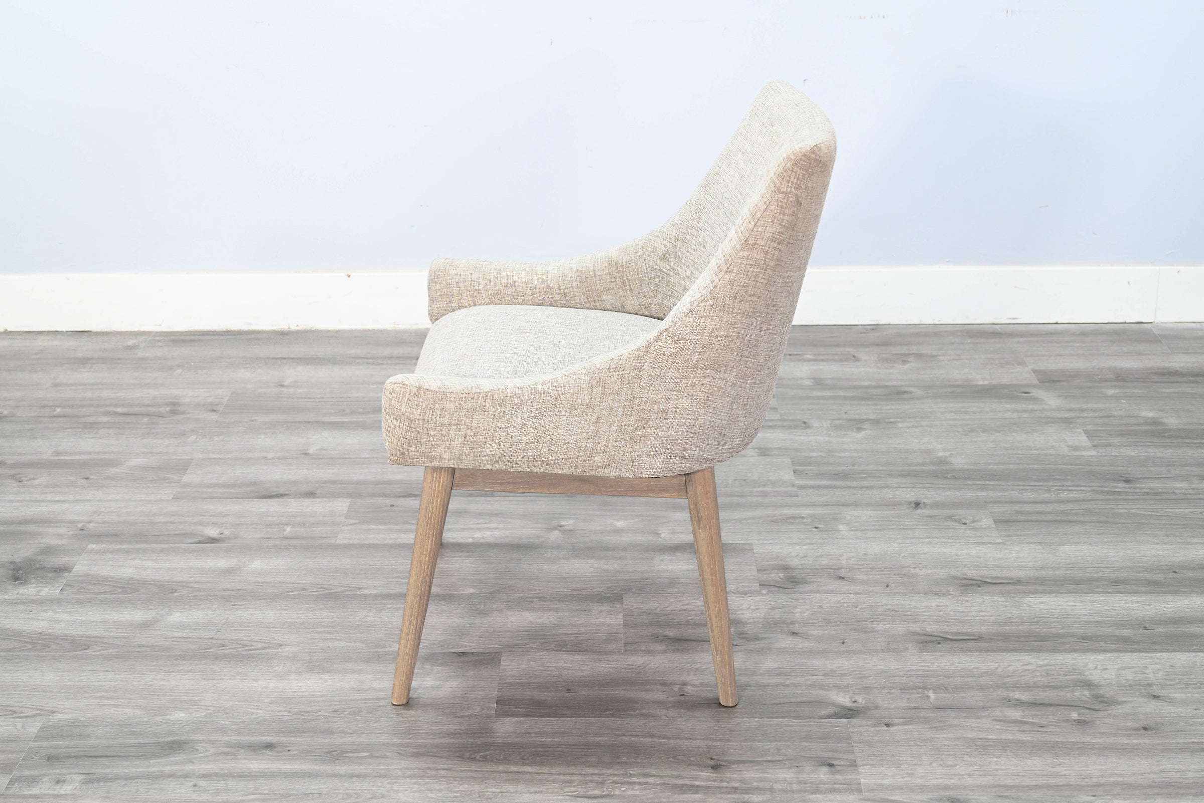 Sunny Designs - GIBSON LOWBACK CHAIR - Beige Wood|Fabric - Chairs - Additional View 7