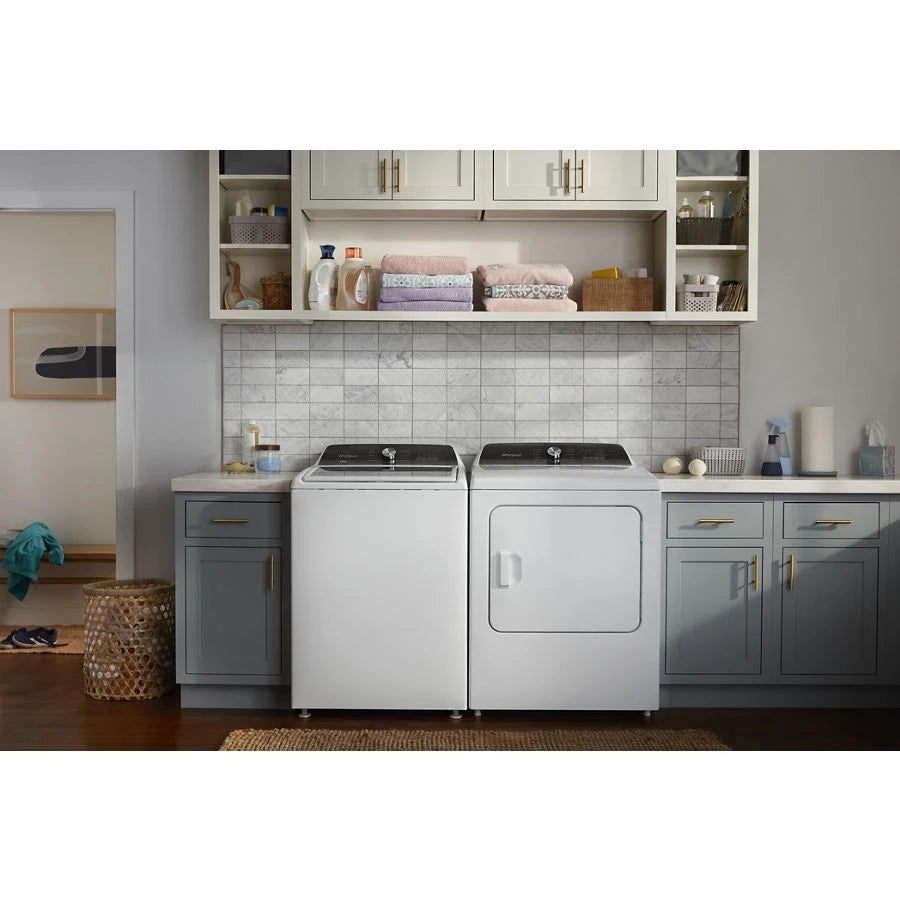 WHIRLPOOL WHITE 7.0CU ELECTRIC DRYER WITH STEAM AND MOISTURE SENSING - Dryers - Additional View 8