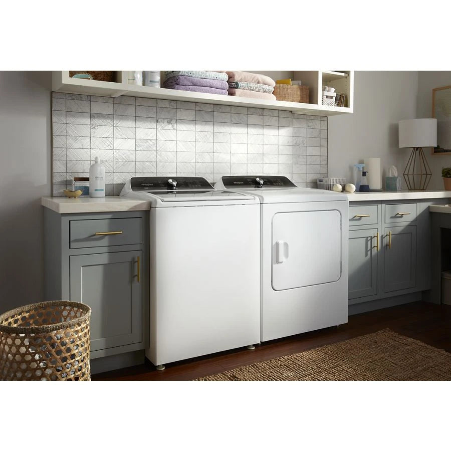 WHIRLPOOL WHITE 7.0CU ELECTRIC DRYER WITH STEAM AND MOISTURE SENSING - Dryers - Additional View 9
