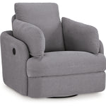 Ashley Furniture - Nexseat Swivel Recliner - Gray Next-Gen Nuvella - Recliners