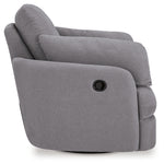 Ashley Furniture - Nexseat Swivel Recliner - Gray Next-Gen Nuvella - Recliners - Additional View 5