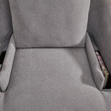 Ashley Furniture - Nexseat Swivel Recliner - Gray Next-Gen Nuvella - Recliners - Additional View 8