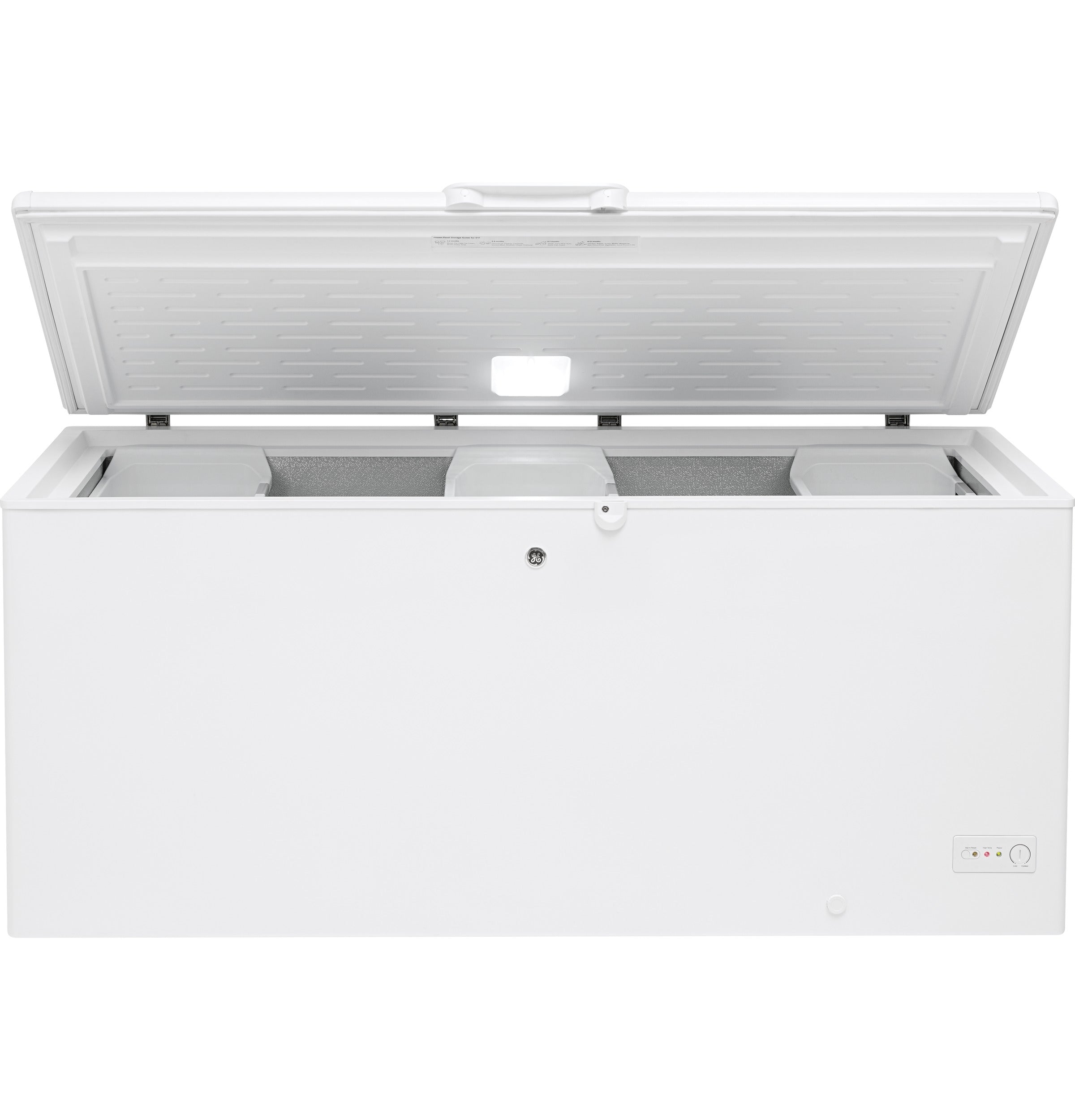 GE WHITE 21.7CU CHEST FREEZER - Freezers - Additional View 2