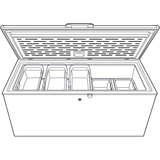 GE WHITE 21.7CU CHEST FREEZER - Freezers - Additional View 13