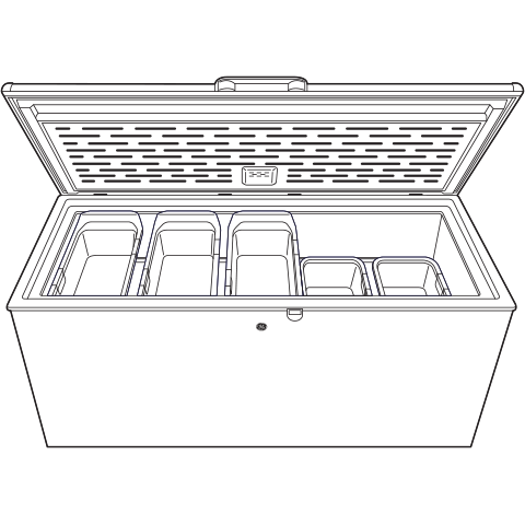 GE WHITE 21.7CU CHEST FREEZER - Freezers - Additional View 13