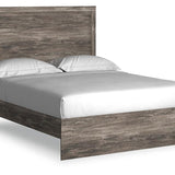 Ashley Furniture - Ralinski Queen Panel Bed - Brown - Gray Wood - Beds