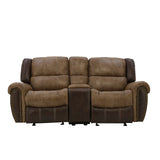 SORREL GLIDER RECLINING LOVESEAT WITH CONSOLE