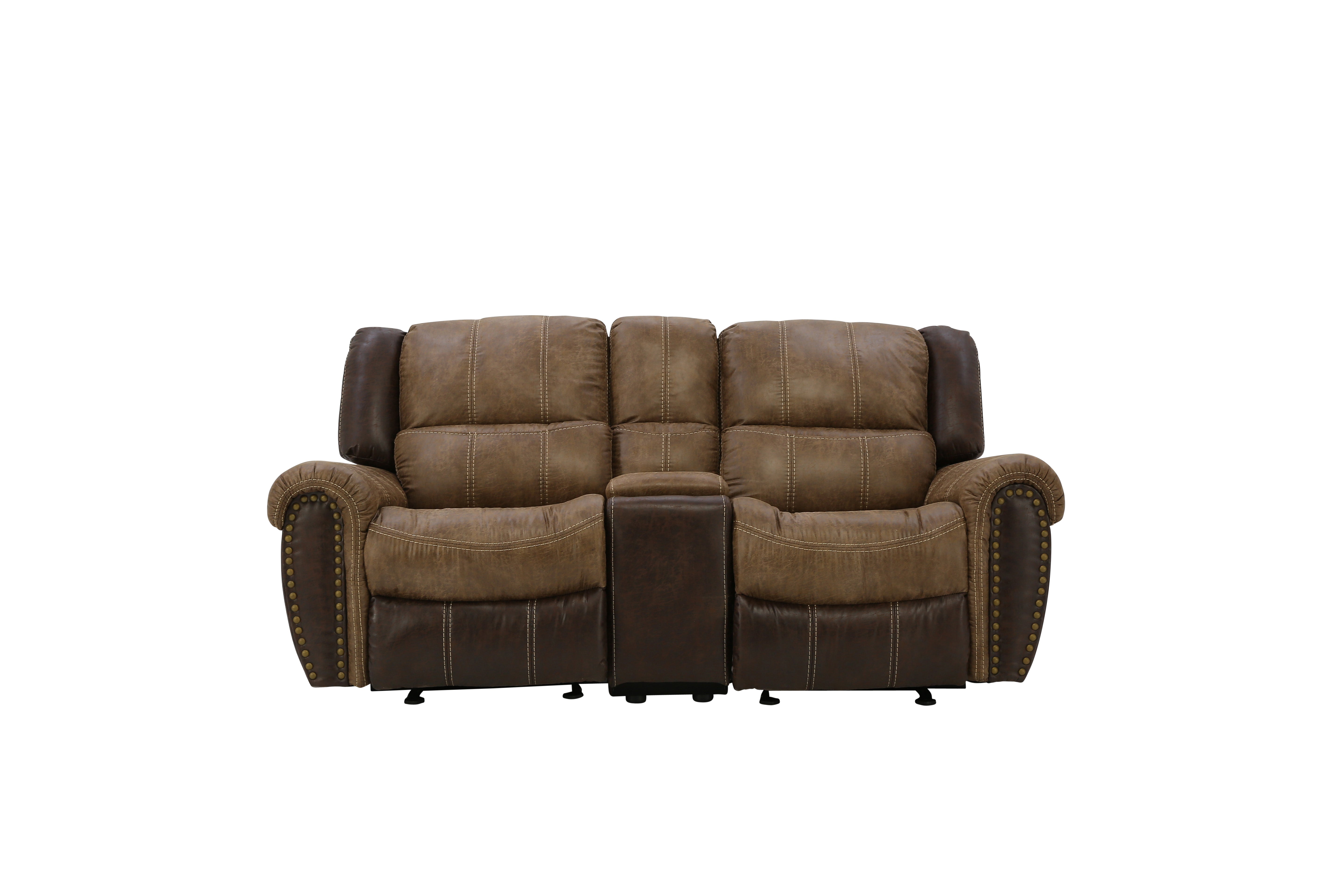 SORREL GLIDER RECLINING LOVESEAT WITH CONSOLE