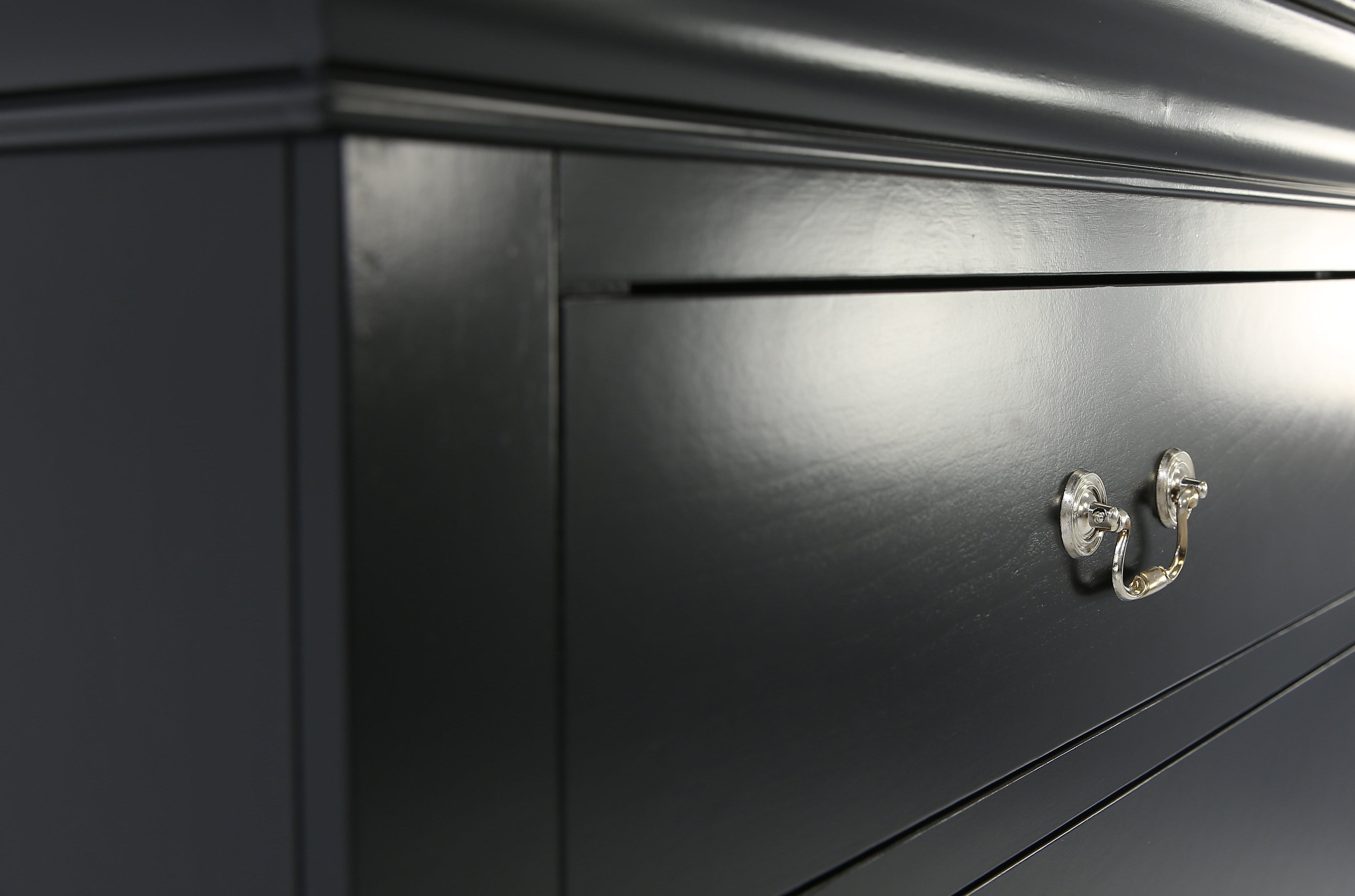 LOUIS PHILIP BLACK CHEST - Additional View 2