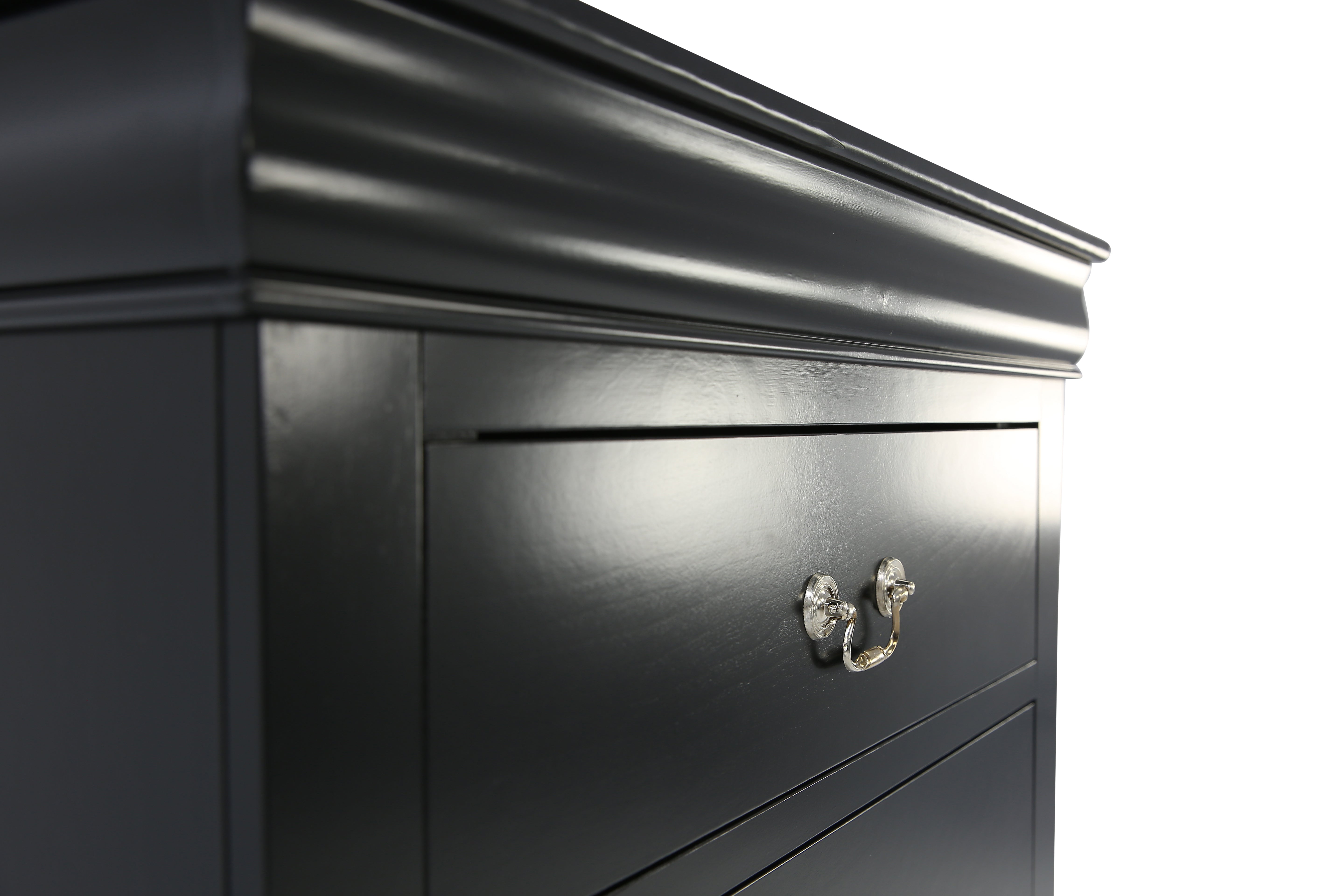 LOUIS PHILIP BLACK CHEST - Additional View 2
