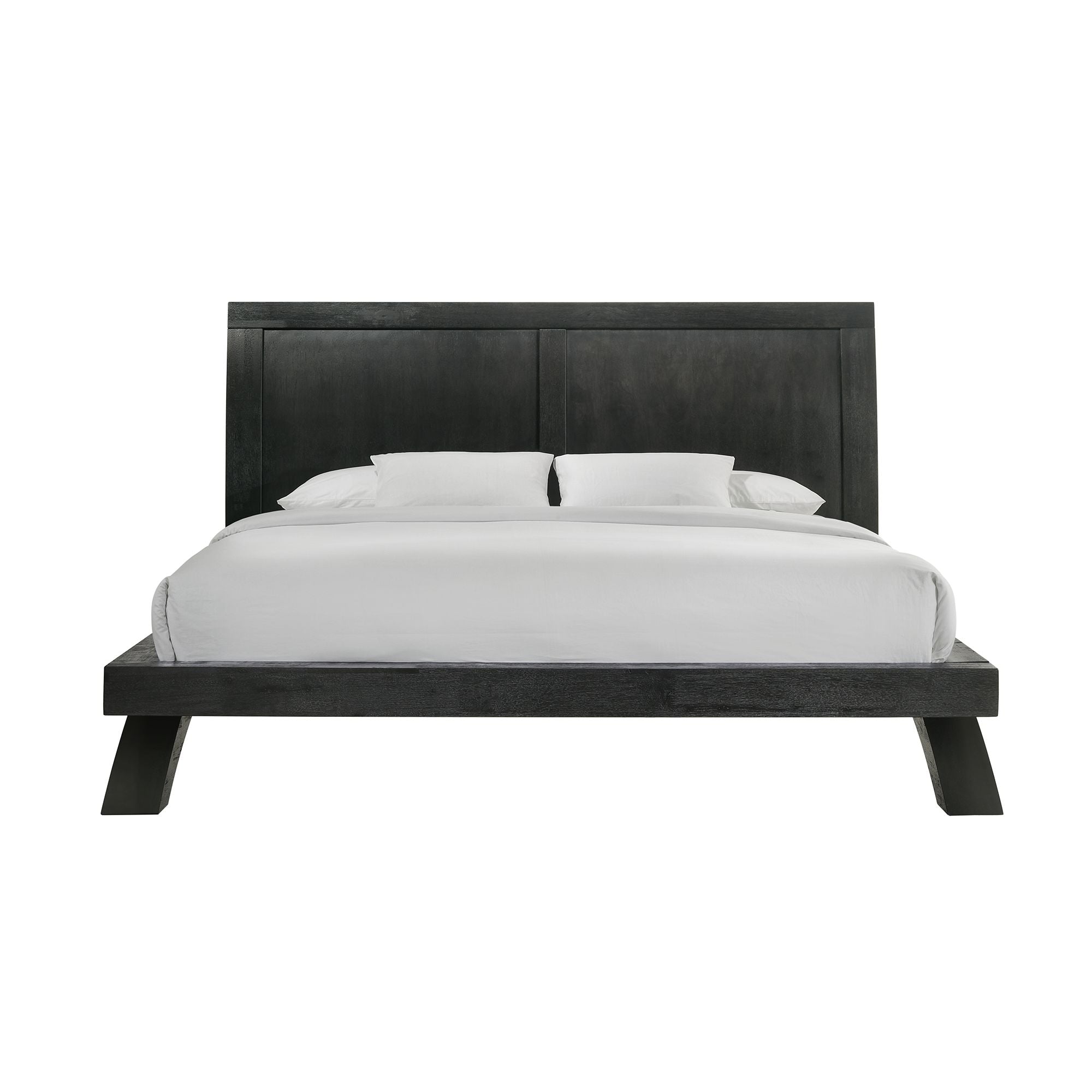 Elements International - Allan King Bed - Black - Wood - Beds - Additional View 6