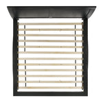 Elements International - Allan King Bed - Black - Wood - Beds - Additional View 7