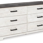 Ashley Furniture - SHAWBURN DRESSER - Light Brown Wood - Dresser & Mirror