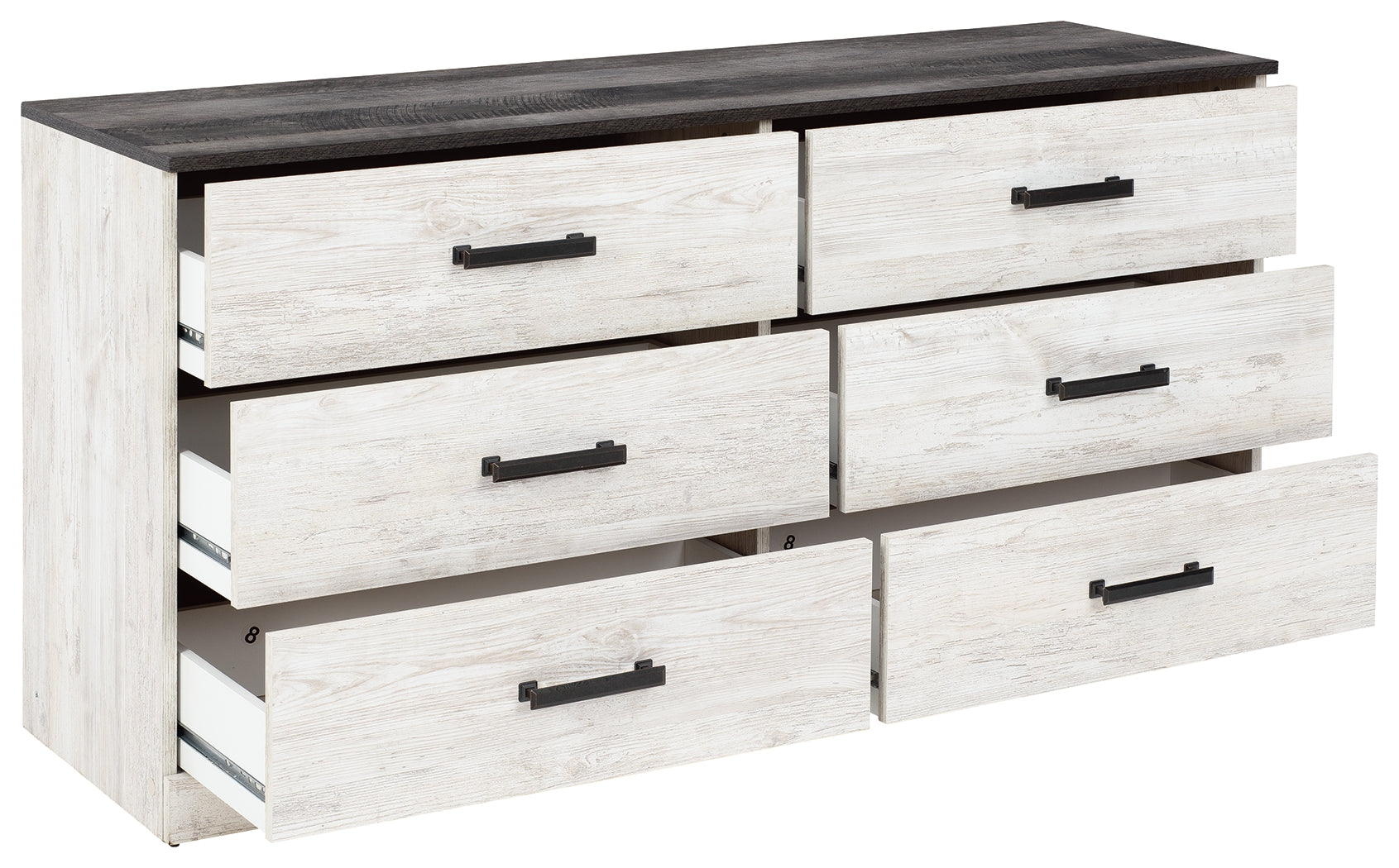Ashley Furniture - SHAWBURN DRESSER - Light Brown Wood - Dresser & Mirror - Additional View 2