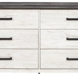 Ashley Furniture - SHAWBURN DRESSER - Light Brown Wood - Dresser & Mirror - Additional View 3