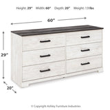 Ashley Furniture - SHAWBURN DRESSER - Light Brown Wood - Dresser & Mirror - Additional View 6