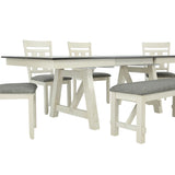 MARIBELLE 6 PIECE DINING TABLE SET - Additional View 1