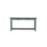 Lawman Sofa Table - Turquoise