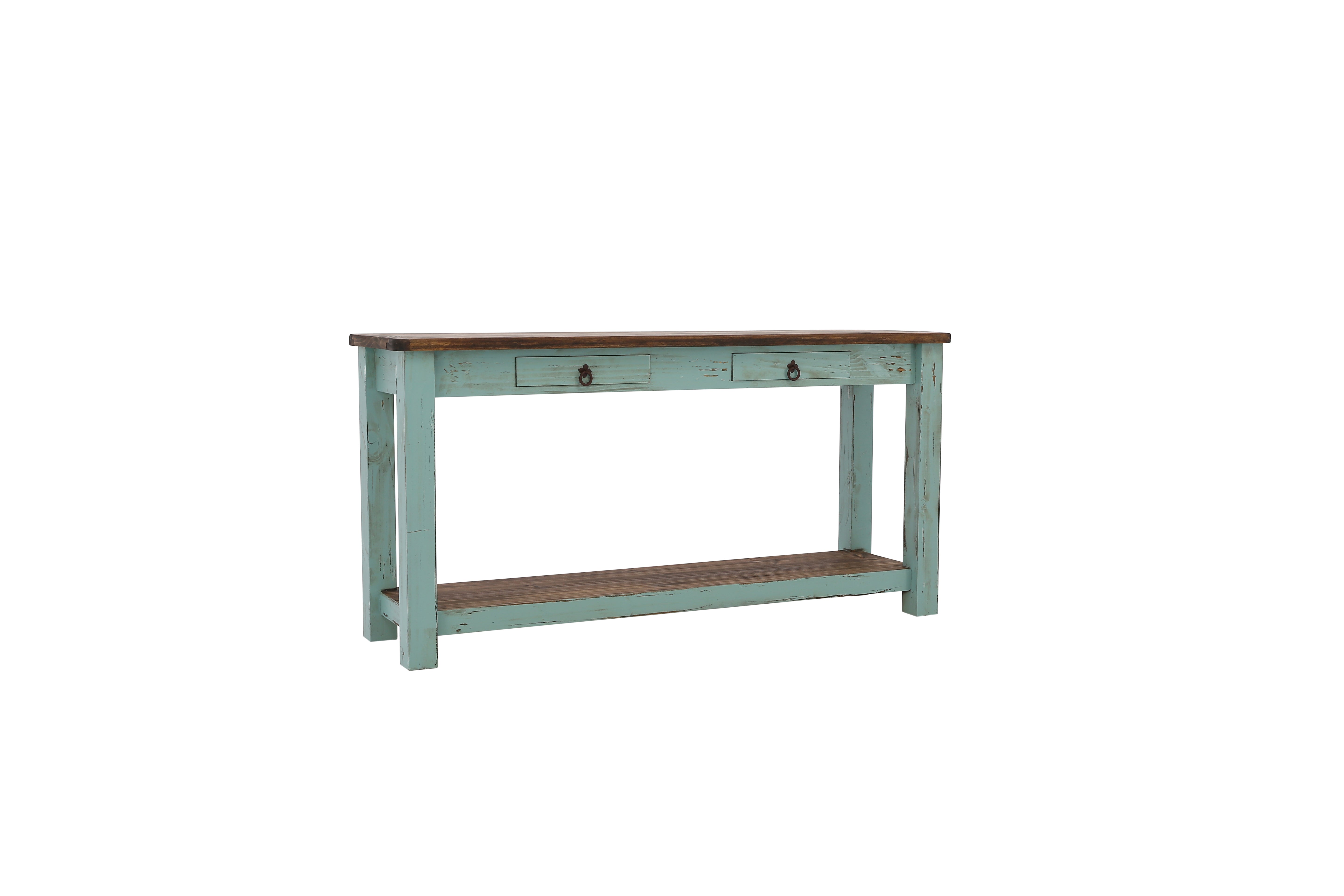 Lawman Sofa Table - Turquoise - Additional View 1